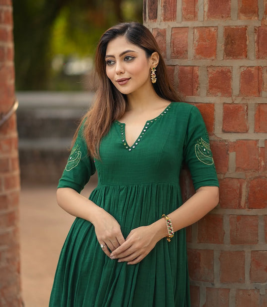 EMERALD ANARKALI SET
